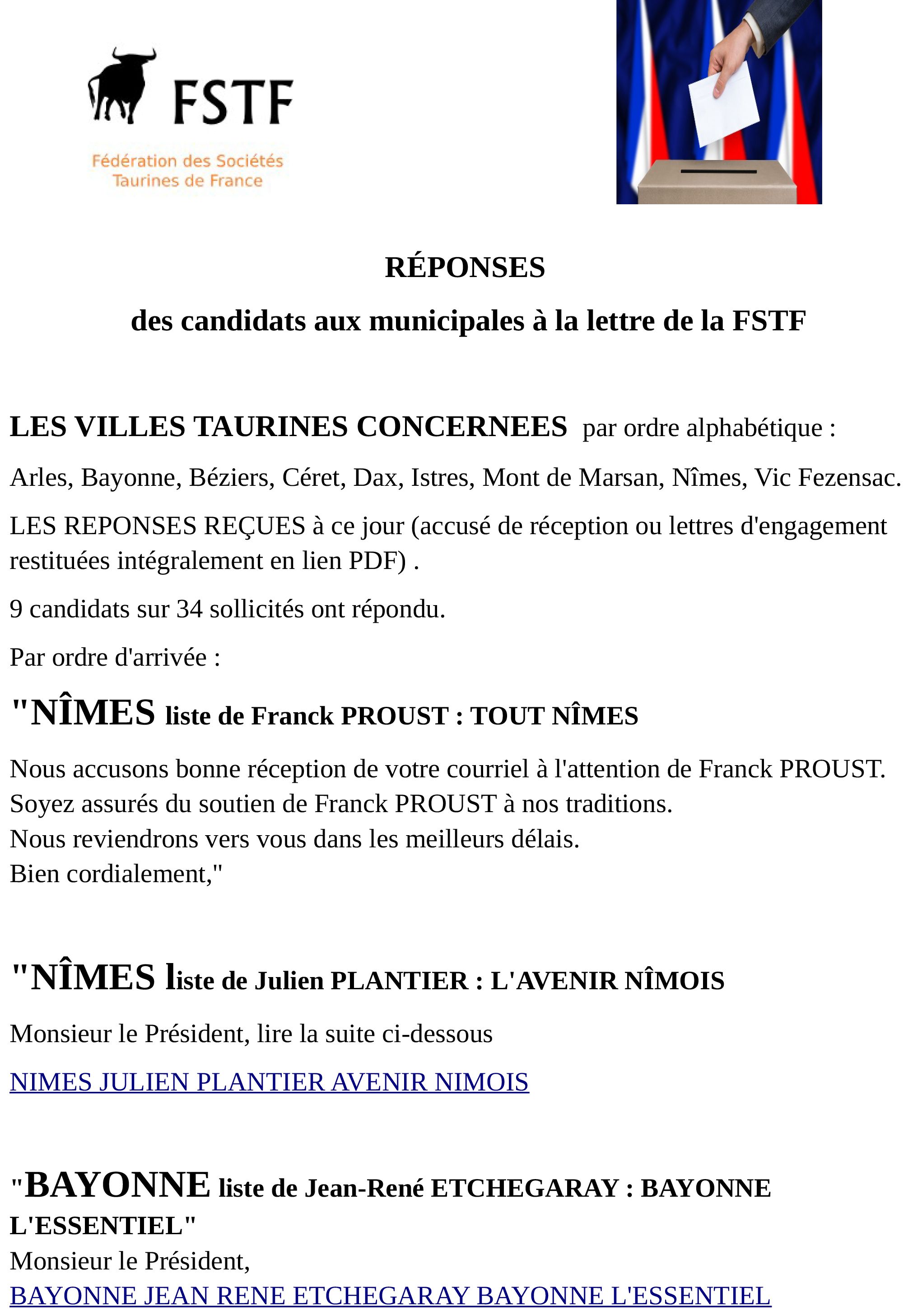 Fstf Fra Fédération FSTF