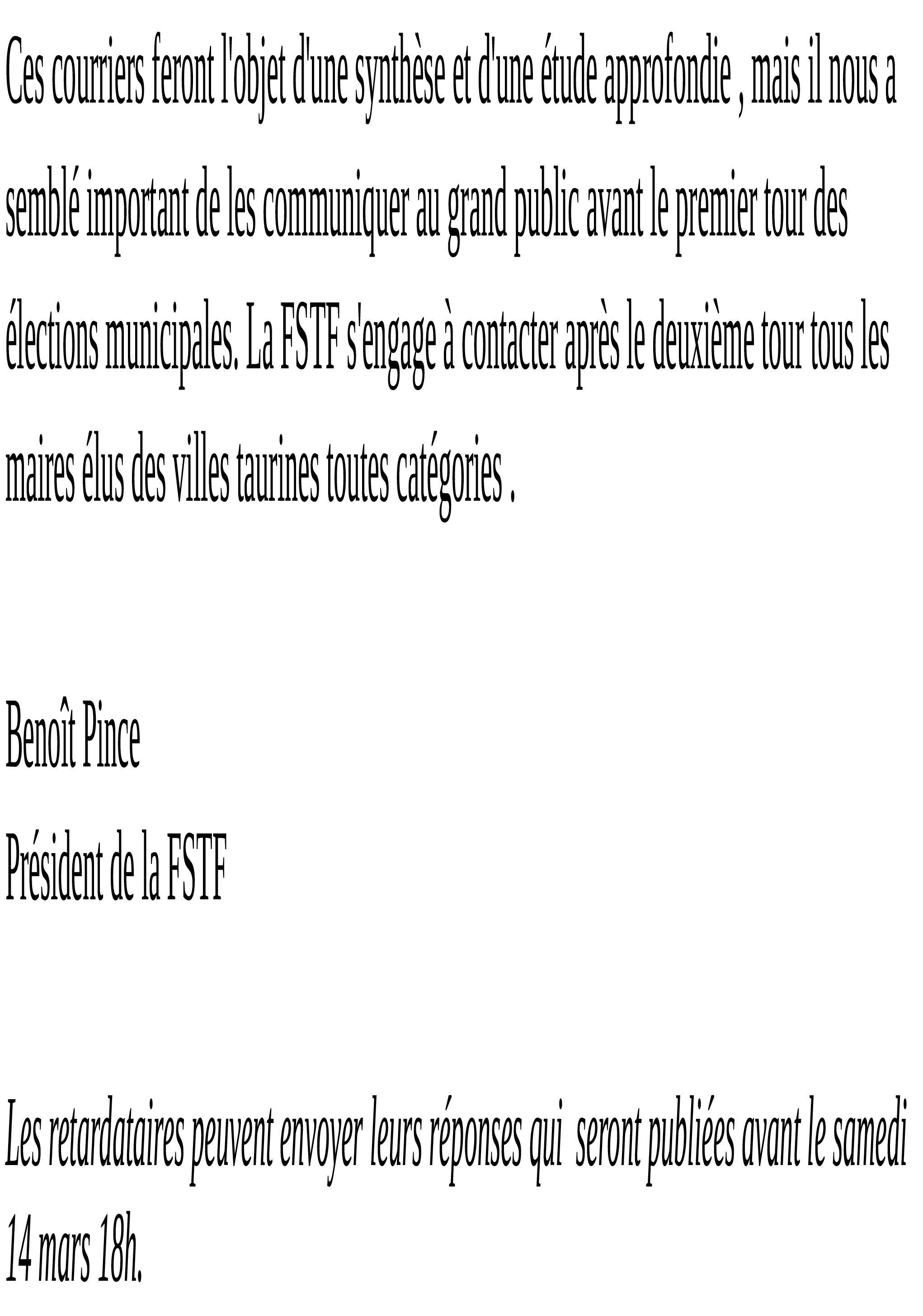 Fstf Fra Fédération FSTF